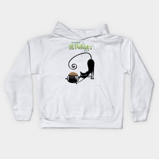 St Patrick's crypto cat Kids Hoodie